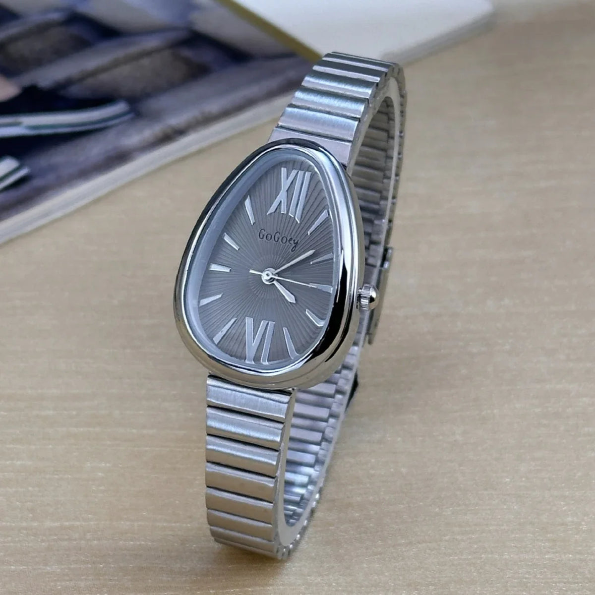 New Ladies Watches gift Snake Head Watch for Women Luxury Fashion Steel Strap Quartz Wristwatches Dropshipping Clock