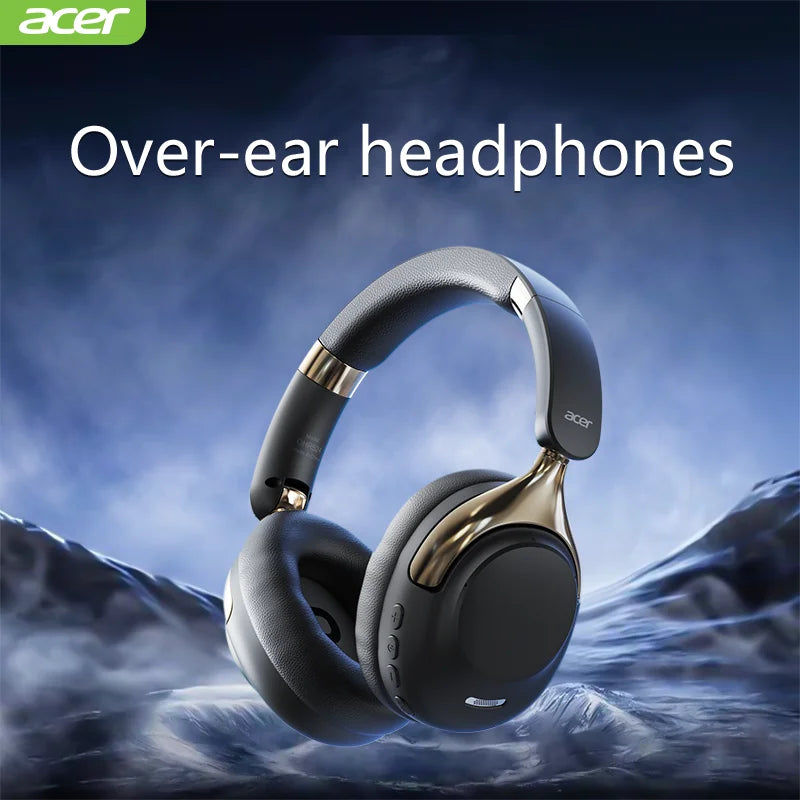 Acer OHR524 ANC Wireless Bluetooth Headphones 360° Surround Sound Headsets Gamer Sports Earphones Noise Reduction with HD Mic