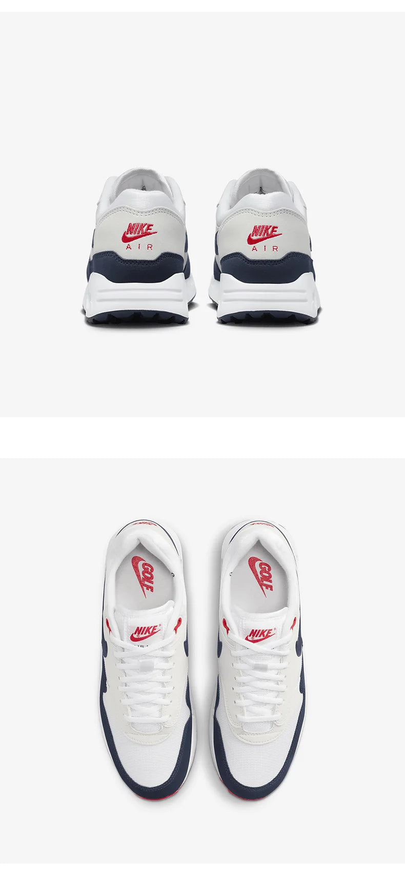 Nike Genuine Air Max 1 '86 OG Men's and Women's Golf Shoes DV1403-110