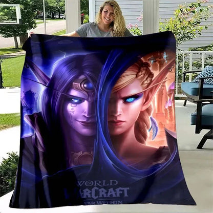 3D World of Warcraft pattern printed blanket bedroom living room home decor picnic blanket child room bed blankets birthday gift