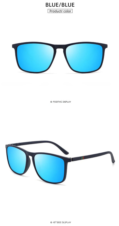 New Luxury Brand Polarized Sunglasses Men Square Frame Classic Women Glasses Driving Fishing Eyewear Gafas De Sol Hombre
