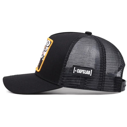 New High Quality Outdoor Sport Black Panther Baseball Cap Spring And Summer Embroidered Adjustable Unisex Hip Hop Dad Mesh Hat