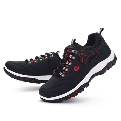 Men's leather casual shoes, sneakers for men, spring, autumn, winter shoes, lightweight tennis walking shoes for men