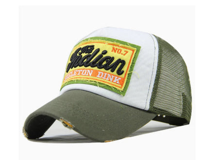 Fashion Letter Embroidery Baseball Cap for Men Women Summer Breathable Mesh Snapback Hat Unisex Hip Hop Trucker Bone Gorras