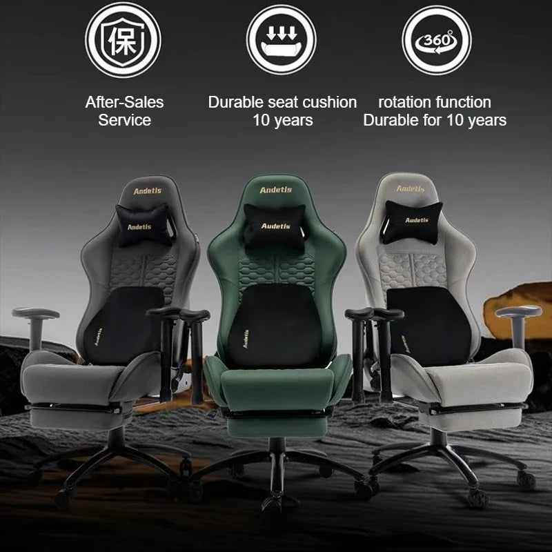 Office Ergonomic Gaming Chairs Desk Gamer Computer Comfortable Chaises Vanity Chair Technology Fabric Sillas Gamer Home Bedroom