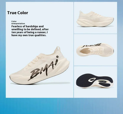 BMAI New 42KM Marathon Herren- und Damen-Sportschuhe, gedämpfte Laufschuhe, atmungsaktive Fitness-Sneaker für Damen, Designer-Sneaker für Herren