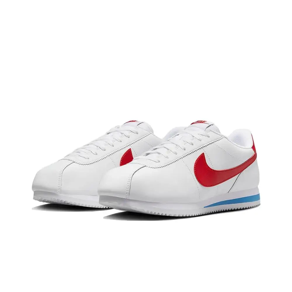 Nike Cortez: stijlvolle, minimalistische, zachte, veelzijdige, comfortabele en duurzame lage hardloopschoenen voor heren – wit DM4044-108