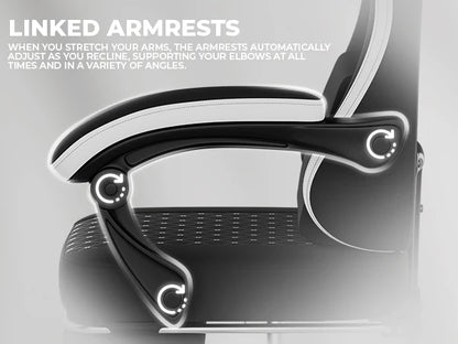 Gaming Chair High Back Ergonomic Office Chair with Footrest, Reclining Computer Gaming Chair, Adjustable Swivel Executive Desk Chair with Lumbar & Headrest Support