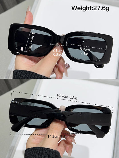 3Pcs Classic Retro Fashion Cat Eye&Round&Square Plastic Frame Fashion Sunglasses Unisex Sunglasses for Outdoor Use,Party