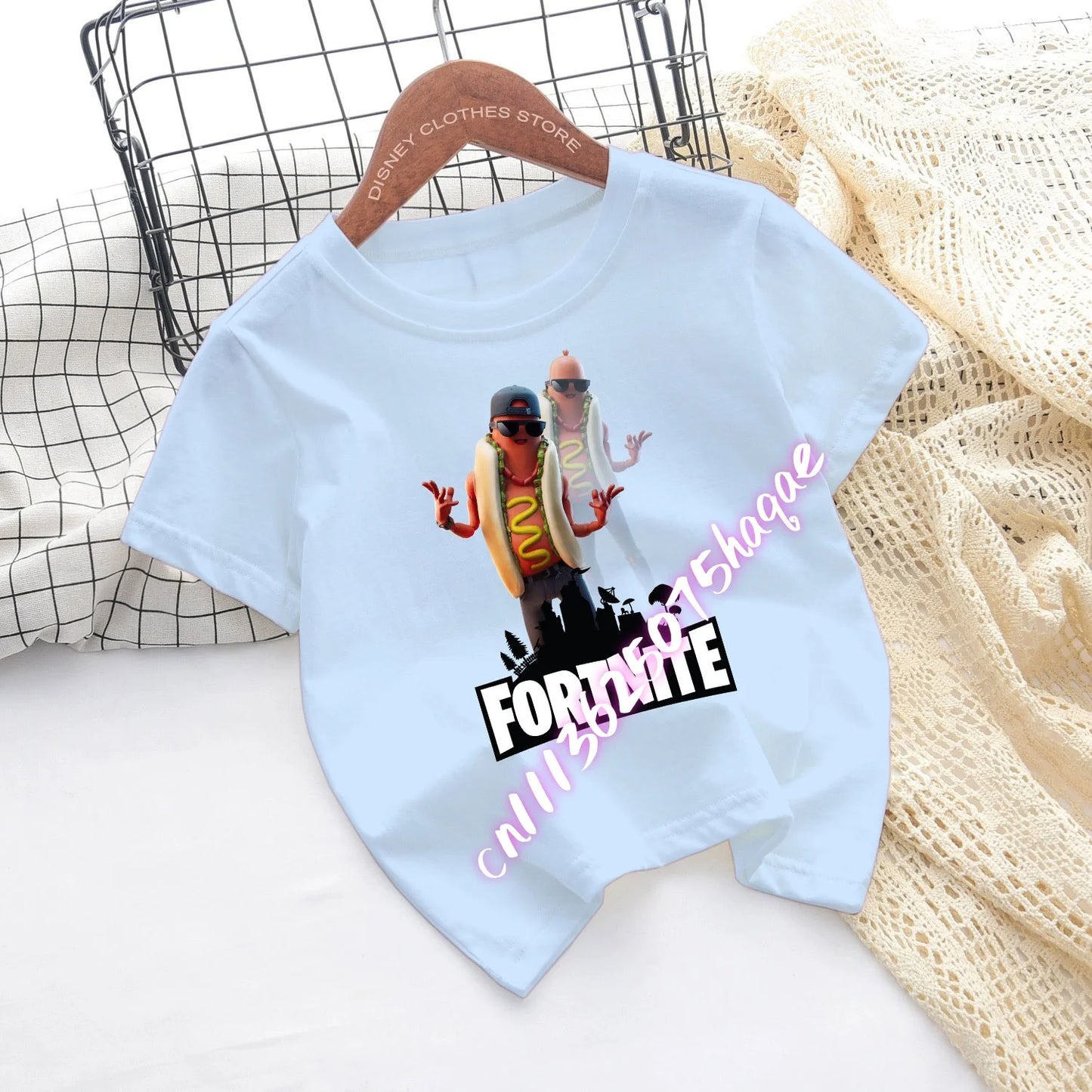 Fortnites Children T-shirts Game Cartoon Printed Figures Fortress Night Tees Game Short Sleeves Tops Summer Boys Girls Clothes