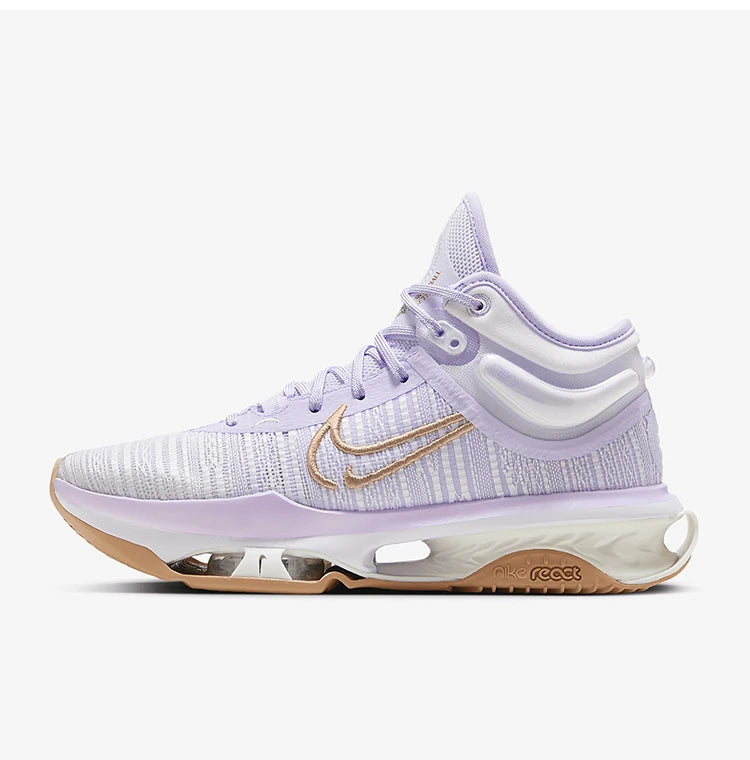 Ténis de basquetebol Nike genuínos para homem, com amortecimento e respirabilidade, de cano médio, modelo DJ9432-500