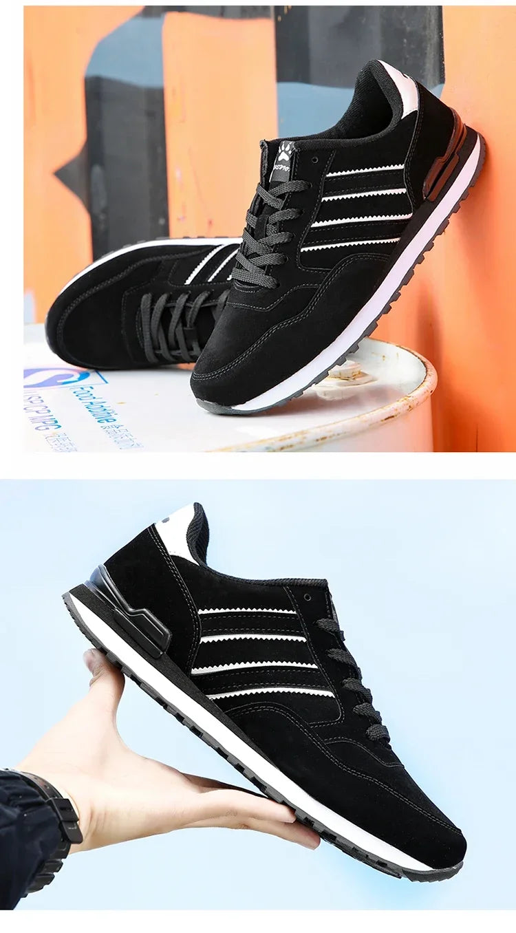 2025 New High Quality Men's Sneakers, Leather Casual Shoes, Autumn Breathable Men Shoes, Male Flat Shoe, Men's Casual Shoes