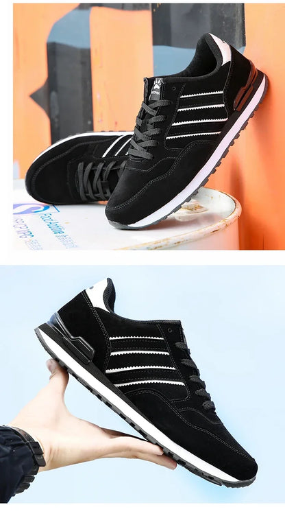2025 New High Quality Men's Sneakers, Leather Casual Shoes, Autumn Breathable Men Shoes, Male Flat Shoe, Men's Casual Shoes