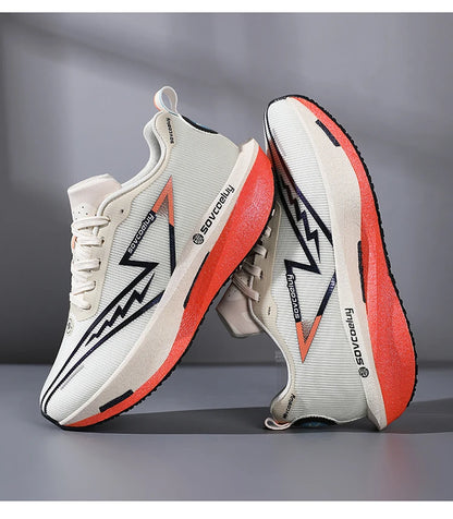 Zapatillas de running con placa de carbono para maratón, deportivas, transpirables, ligeras, cómodas y antideslizantes para hombre y mujer
