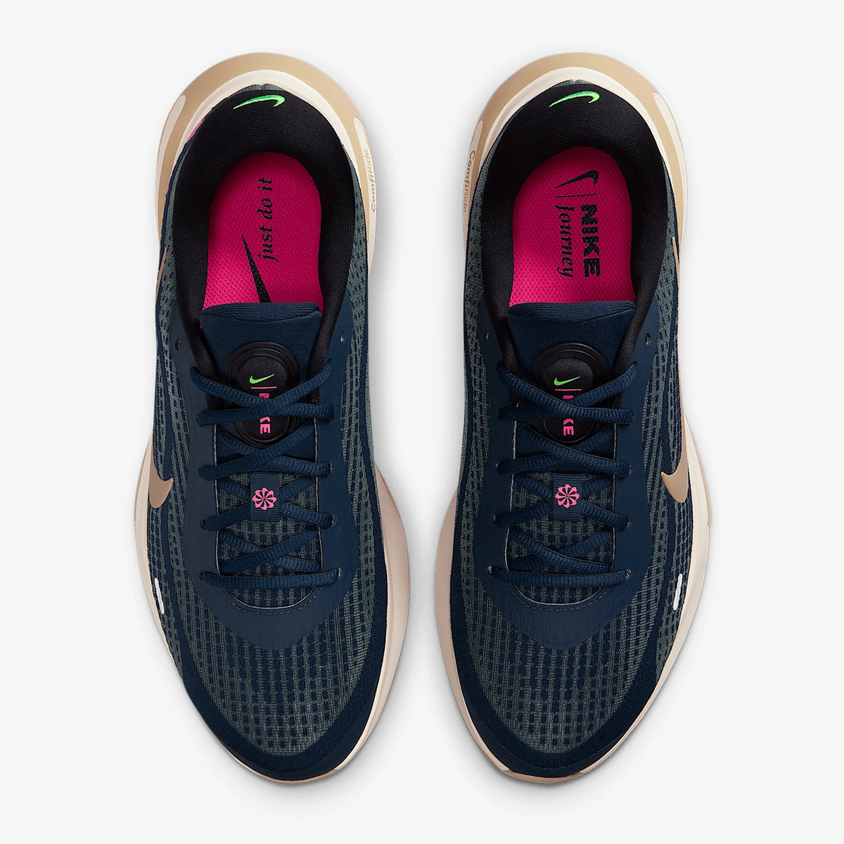 Ténis de corrida Nike Authentic JOURNEY RUN para homem, leves e respiráveis, FN0228-403