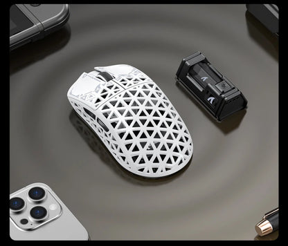 ATTACK SHARK R5 Tri-mode Ultra Wireless Gaming Mouse Carbon Fiber 8K, PAW3950MAX, 8000Hz Wireless Polling Rate, DPI up to 42000