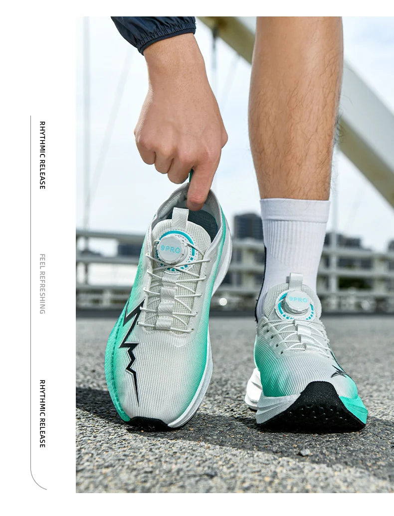 Casual Running Shoes Men Marathon Sports Carbon Board Breathable Lightweight Women's Comfortable Athletic Nonskid Sneakers 2026
