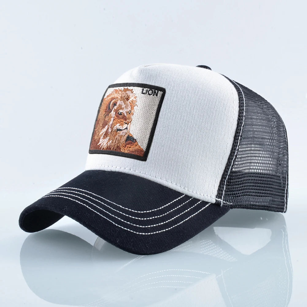 Hip Hop Baseball Cap With Lion Embroidery Patch Snapback Streetwear Trucker Caps Men Women Drake Baseball Hats Four Season Hat