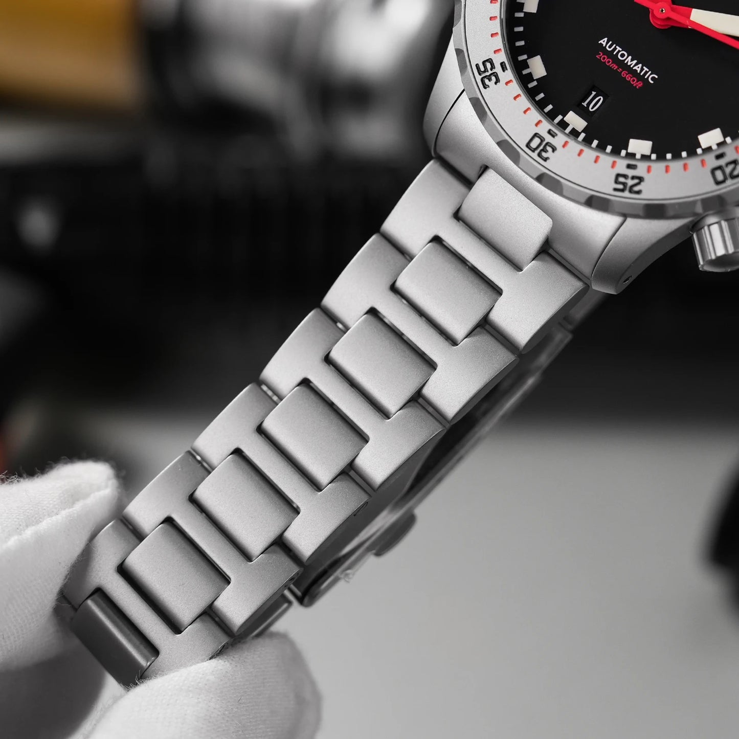 Militado ML20 39mm Men Watch PT5000 Automatic Movement Sapphire Luminova Watches Stainless Steel 200m Waterproof Wristwatch