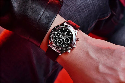 Novo Original PAGANI DESIGN PD-1664 Relógio de Pulso de Luxo para Homem, Movimento de Quartzo Japonês VK63, Safira, Cronógrafo Resistente à Água, Dourado
