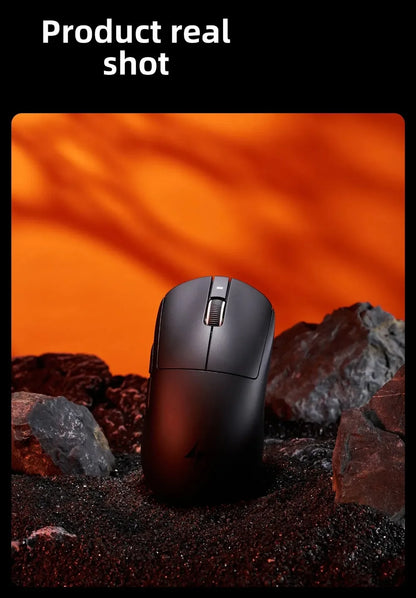 Rato Gaming Bluetooth Sem Fios ATK Dragonfly A9, Design Ergonómico, Resposta Rápida, PAW3950 Ultra, 800mAh, Leve, 8KHz, eSports