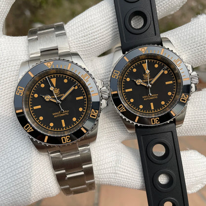 STEELDIVE SD1954V Ceramic Bezel 41MM Stainless Steel Case 300M Waterproof Vintage Luminous NH35 Automatic Mens Dive Watch