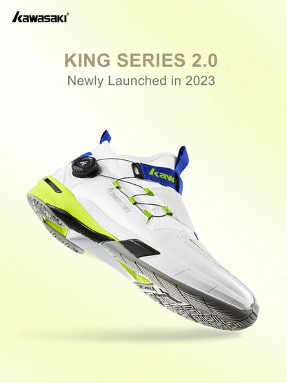 Sapatos de badminton profissionais Kawasaki King Series 2.0 para homem e mulher, antitorção, desportivos, sapatos de ténis originais para homem, ténis A3311