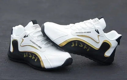 Pánské voděodolné tenisky z PU kůže, ležérní sportovní obuv, lehké, prodyšné, ploché, protiskluzové tenisky, Zapatillas Hombre