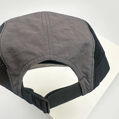 New Unisex Flat Eave Embroidered Letters Baseball Hats Breathable Korean Sunshade Quick Drying Peaked Caps Niche Versatile ins