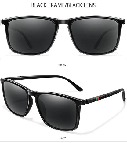 New Luxury Brand Polarized Sunglasses Men Square Frame Classic Women Glasses Driving Fishing Eyewear Gafas De Sol Hombre