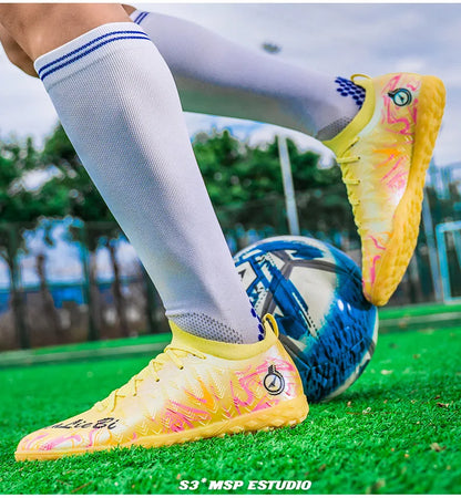 Professional Soccer Sneakers for Men Women High Quality Fashion Men's Football Cleats Large Size 46 Futsal Shoes Man Trainers
