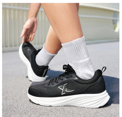 Sapatilhas de Corrida Xtep para Mulher 2025 Verão Novidade Resistentes Leves Casuais com Amortecimento de Impacto e Malha Respirável 875418110054