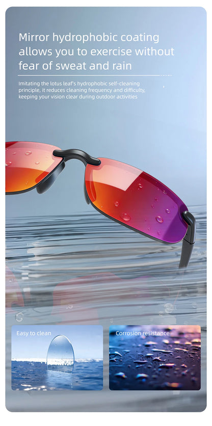 CAPONI Polarized Sunglasses For Men Original Design Outdoor Sport Running Driving Sun Glasses Photochromic Black Shades BS36502