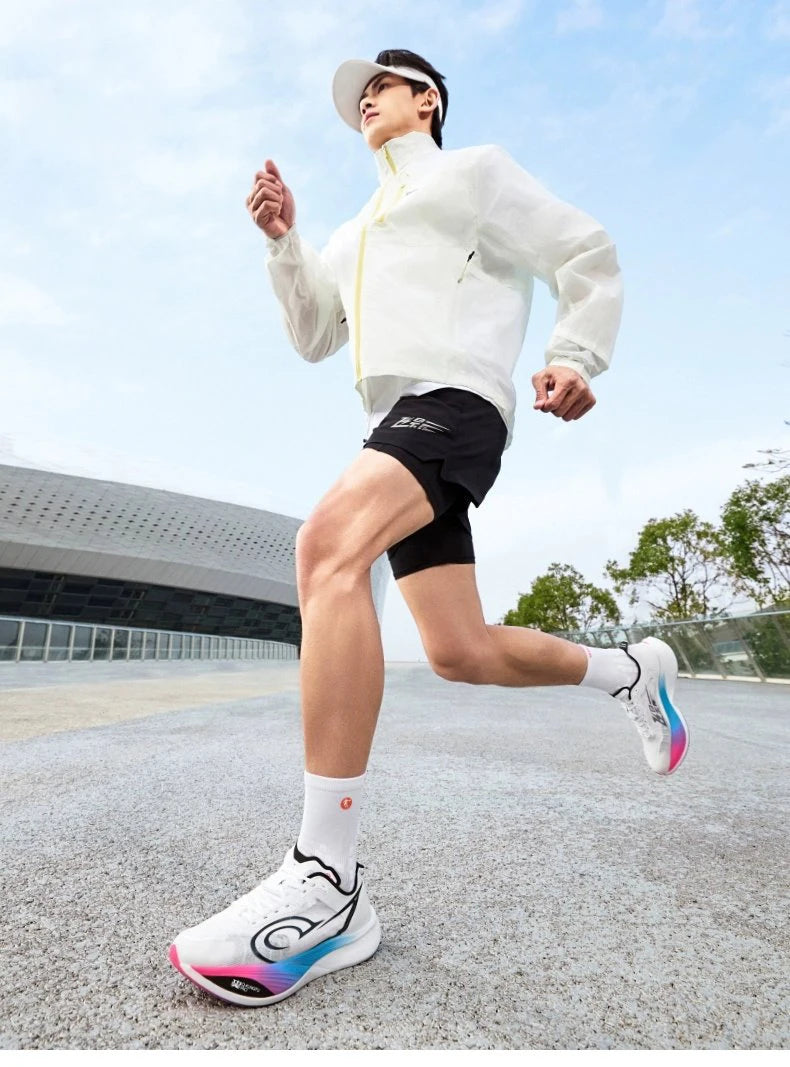 QIAODAN Feiying PB3 Enhanced Edition Professional Marathon Carbon Plate Running Shoes 2025 Men's Sneakers QDB023251299T