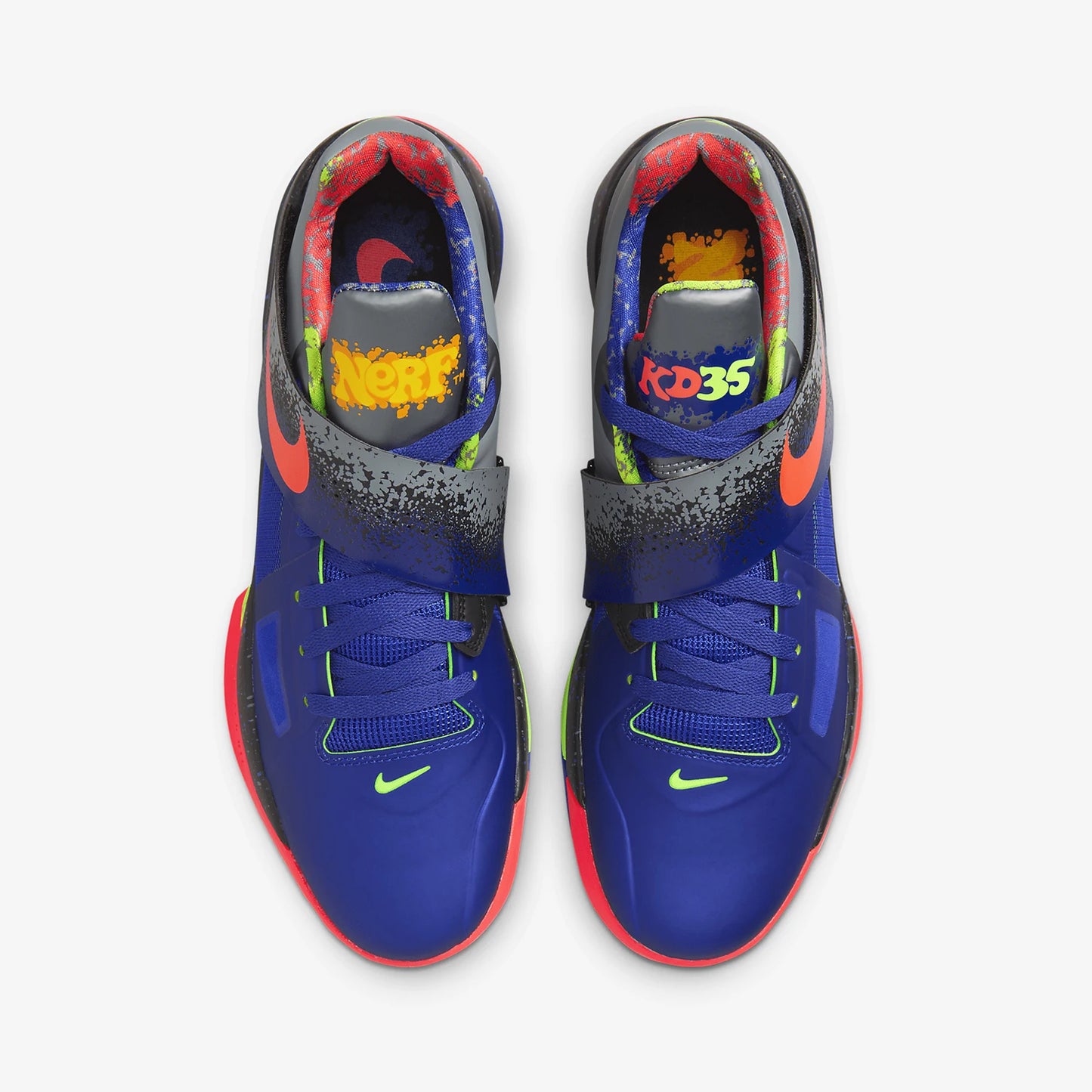 Nike KD 4 NERF originali da uomo, scarpe da basket basse ammortizzate e pratiche FQ8180-400