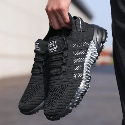 New Men's Breathable Casual Sports Shoes Summer Fashion Running Shoes 2025 Lightweight and Soft Casual Shoes Women's Sizes 36-46