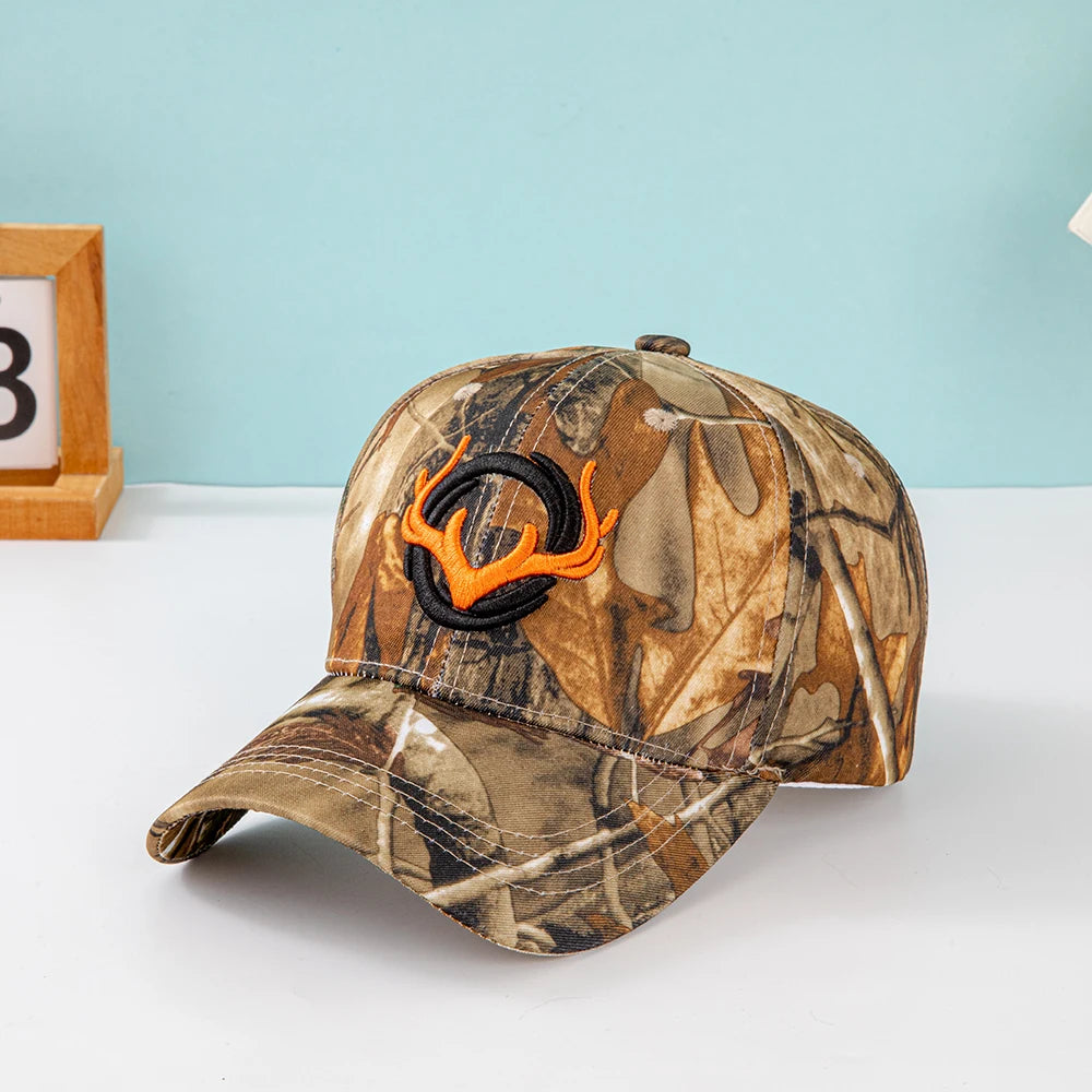 Fashion Horns Embroidery Baseball Caps Men Women amouflage Tactical Sun Hat Spring Autumn Outdoor Sports iking Fishing Visors