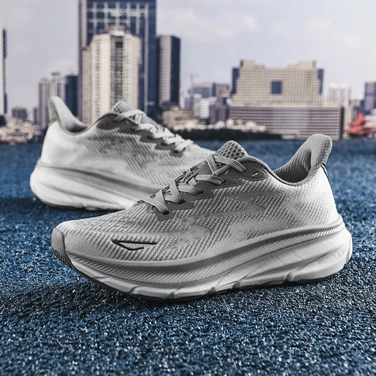 Ténis desportivos casuais 2025 para corrida, outdoor, confortáveis para primavera/verão, antiderrapantes, unissexo para homem e mulher, sapatilhas de treino macias para homem