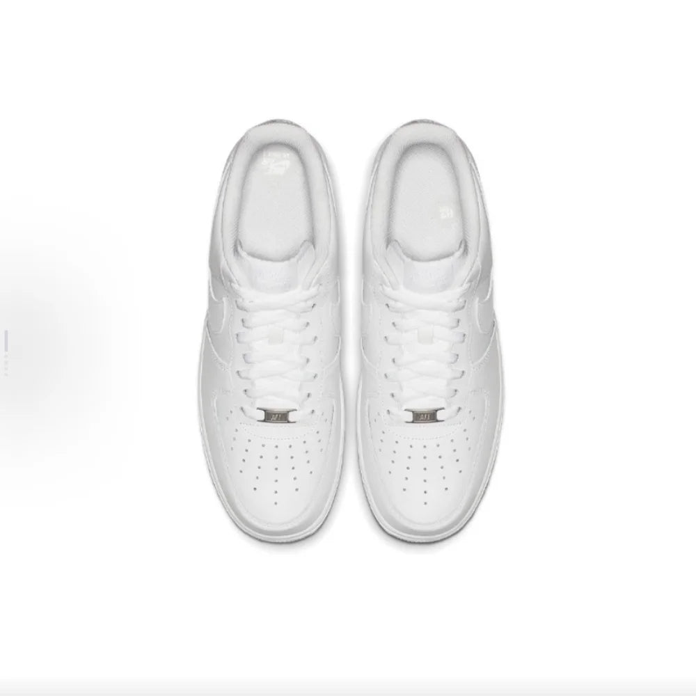 Nike Air Force 1 AF1 teljesen fehér, uniszex, alacsony szárú, alkalmi skate cipő CW2288-111