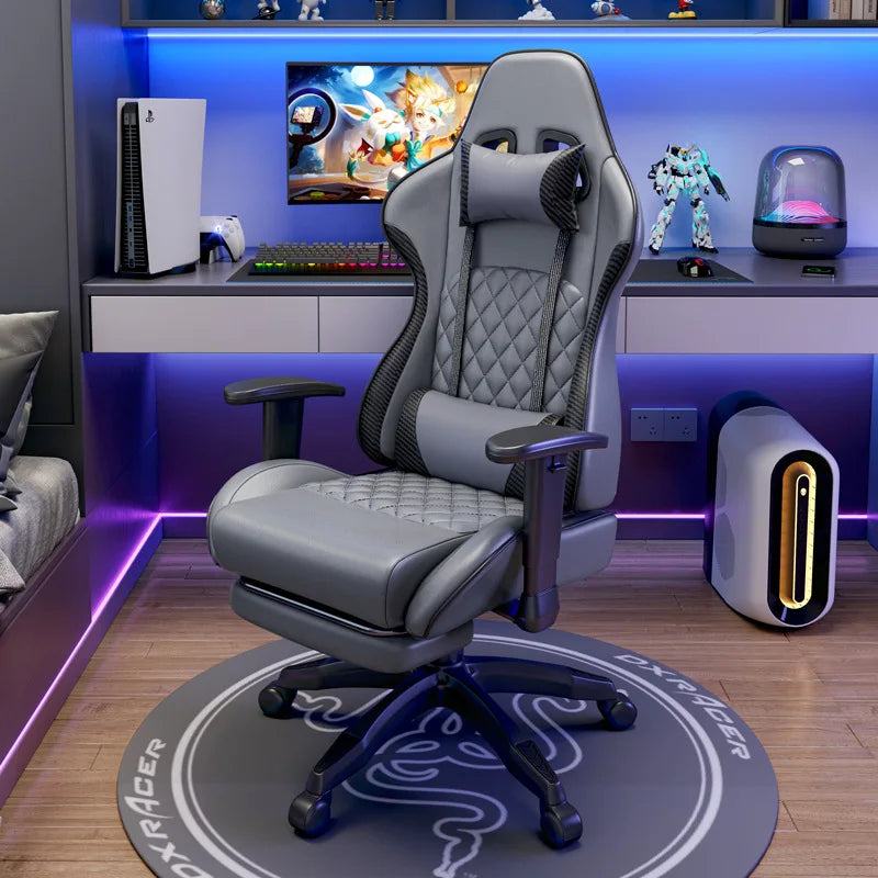 Ergonomic Swivel Gaming Chair Comfortable Office Computer Chair with Armrests, Modern Executive Desk Chair for Home, Work & Gaming