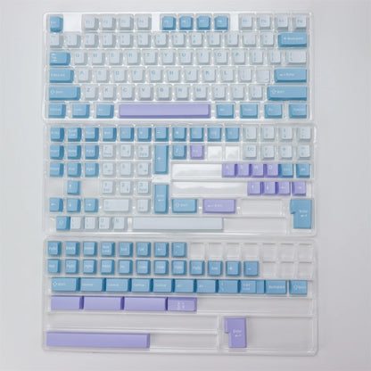 Keycaps KBDiy GMK Illusion perfil Cherry de PBT de doble inyección ISO para kit de teclado mecánico gamer, estilo retro gaming