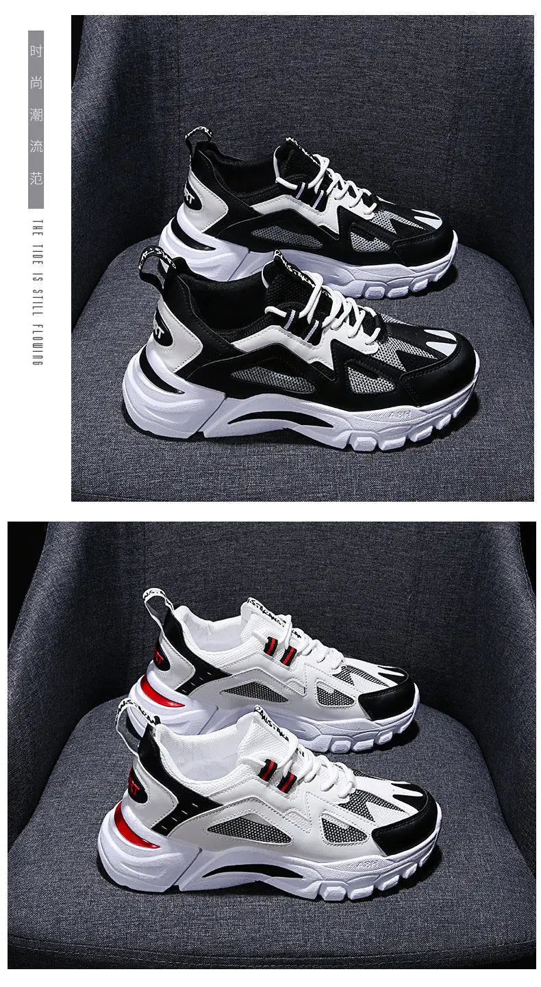 Nuevos zapatos casuales para hombre, para actividades al aire libre; zapatillas deportivas a la moda, ligeras, cómodas y transpirables.