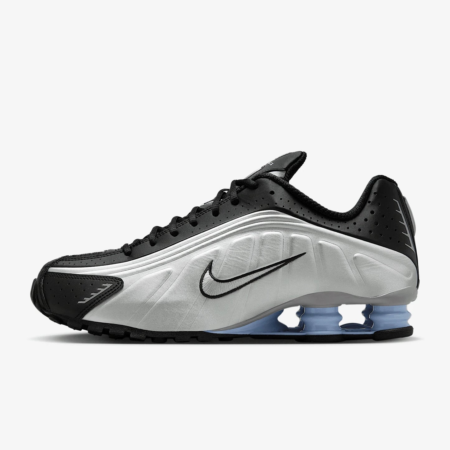 Ténis de corrida Nike Shox R4 genuínos para homem com amortecimento Air, cano baixo HQ1988-004