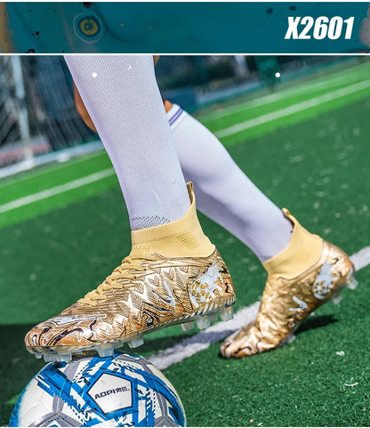 Novas Chuteiras de Futebol Profissionais para Homem, Antiderrapantes, Unissexo, Respiráveis, para Futsal e Desporto, Ultraleves, Drop Shipping