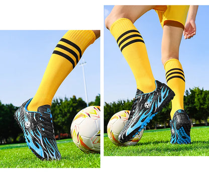 New Men Soccer Shoes Professional Football Boots Sneakers Comfortable Outdoor Match Boys Non-Slip Sports Shoes Unisex.
