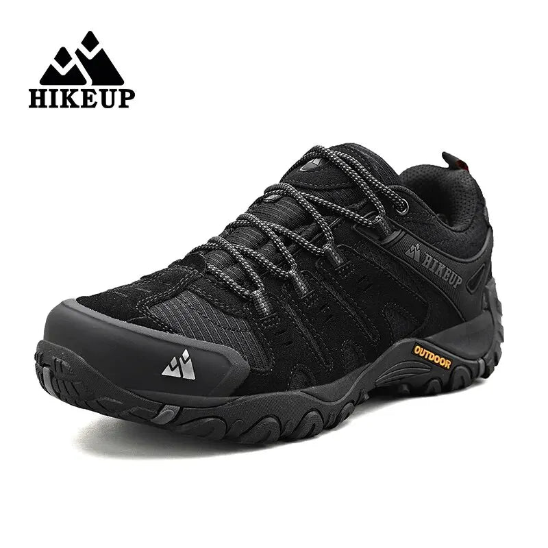 Męskie buty trekkingowe HIKEUP z zamszowej skóry – odporne na zużycie buty outdoorowe do trekkingu, chodzenia, polowania i zastosowań taktycznych