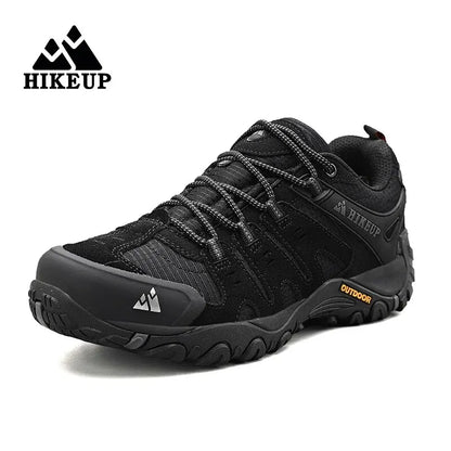 Męskie buty trekkingowe HIKEUP z zamszowej skóry – odporne na zużycie buty outdoorowe do trekkingu, chodzenia, polowania i zastosowań taktycznych