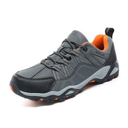 Scarpe da trekking da uomo Brand in mesh traspirante, scarpe da viaggio outdoor impermeabili per caccia e pesca, scarpe sportive da montagna, fuoristrada e riding