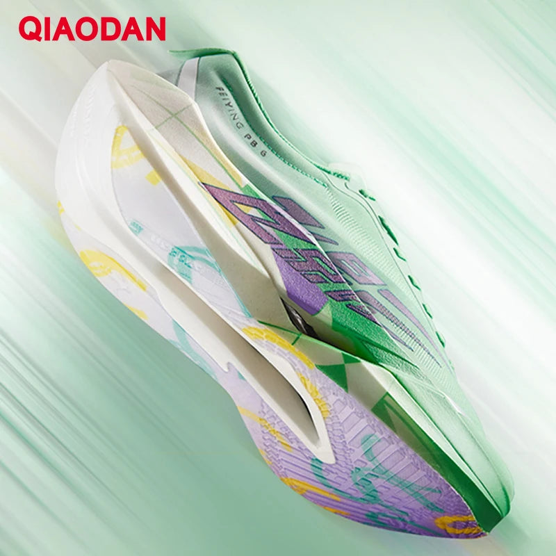 Zapatillas de running QIAODAN Feiying PB6.0 con suela de carbono para hombre, zapatillas profesionales de maratón, zapatillas deportivas ligeras QDB023263299