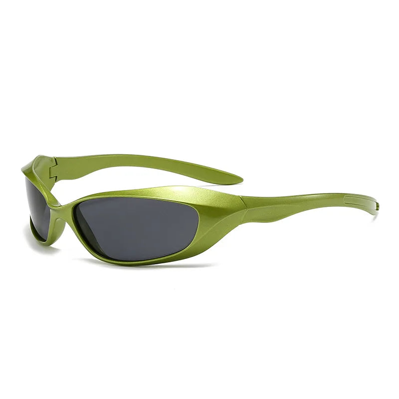 KLASSNUM Y2K Punk Sports Sunglasses For Men Women Future Sense Sun Glasses Brand Designer Party Anti UV400 Fashion Goggle New